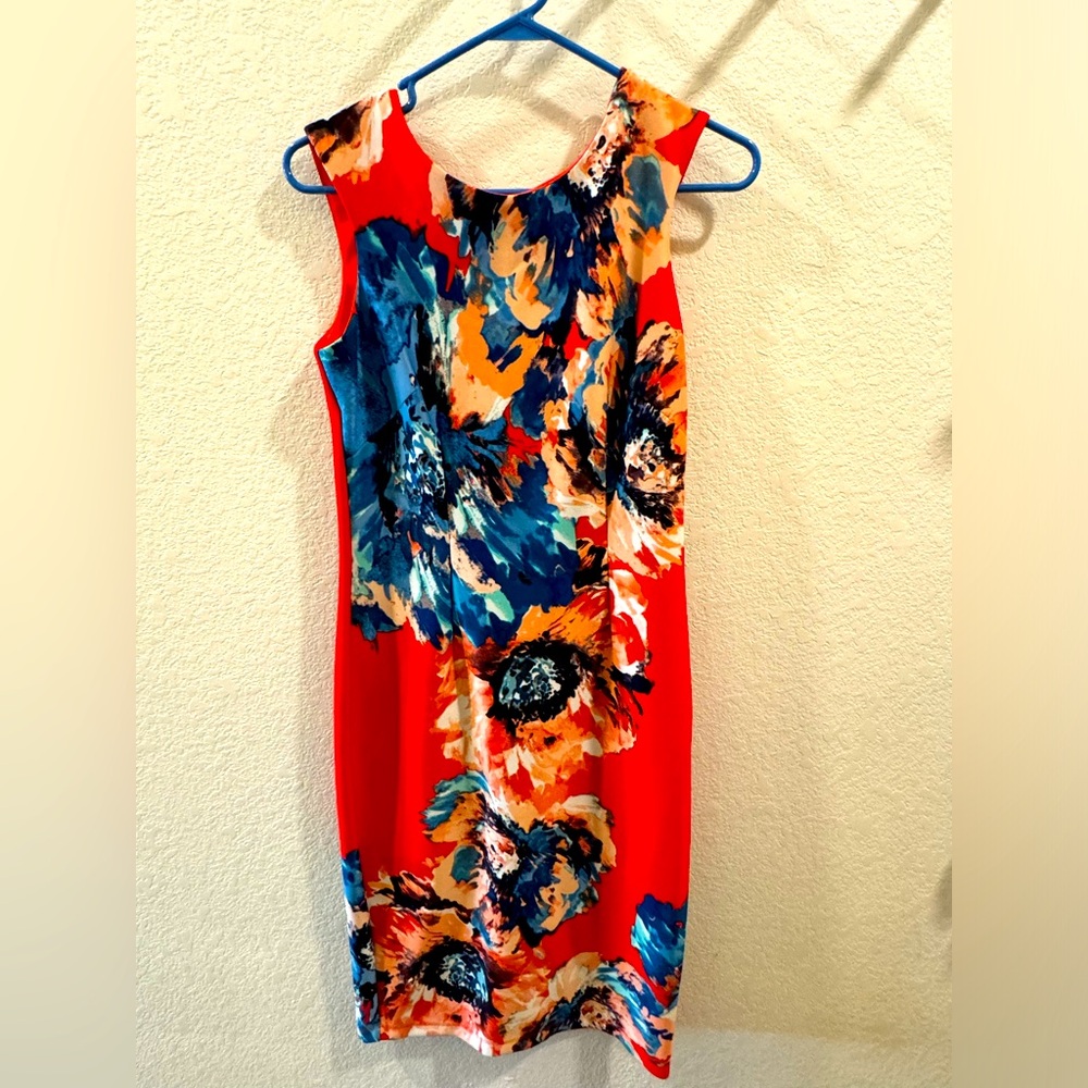 Colorful, fun midi dress